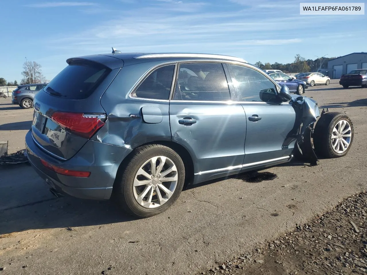 2015 Audi Q5 Premium Plus VIN: WA1LFAFP6FA061789 Lot: 80378994