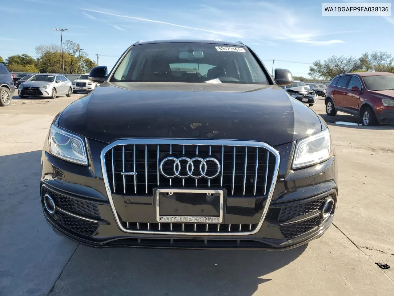 2015 Audi Q5 Premium Plus VIN: WA1DGAFP9FA038136 Lot: 80479444