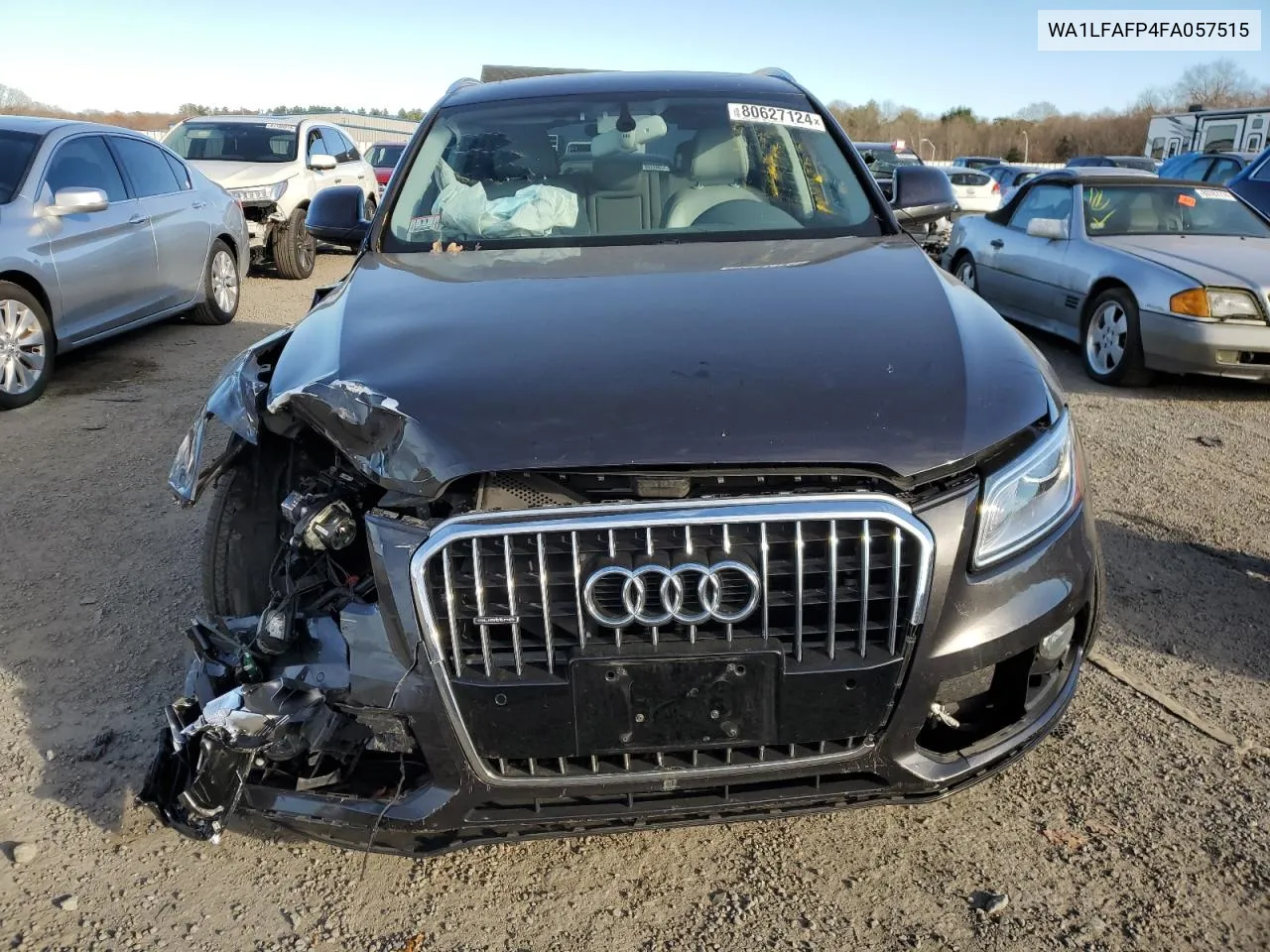 2015 Audi Q5 Premium Plus VIN: WA1LFAFP4FA057515 Lot: 80627124