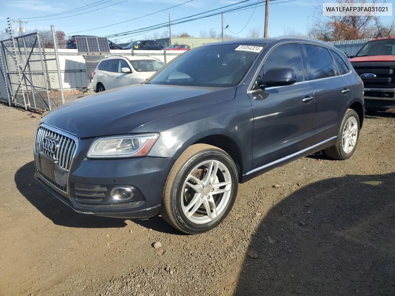 2015 Audi Q5 Premium Plus VIN: WA1LFAFP3FA031021 Lot: 81054324