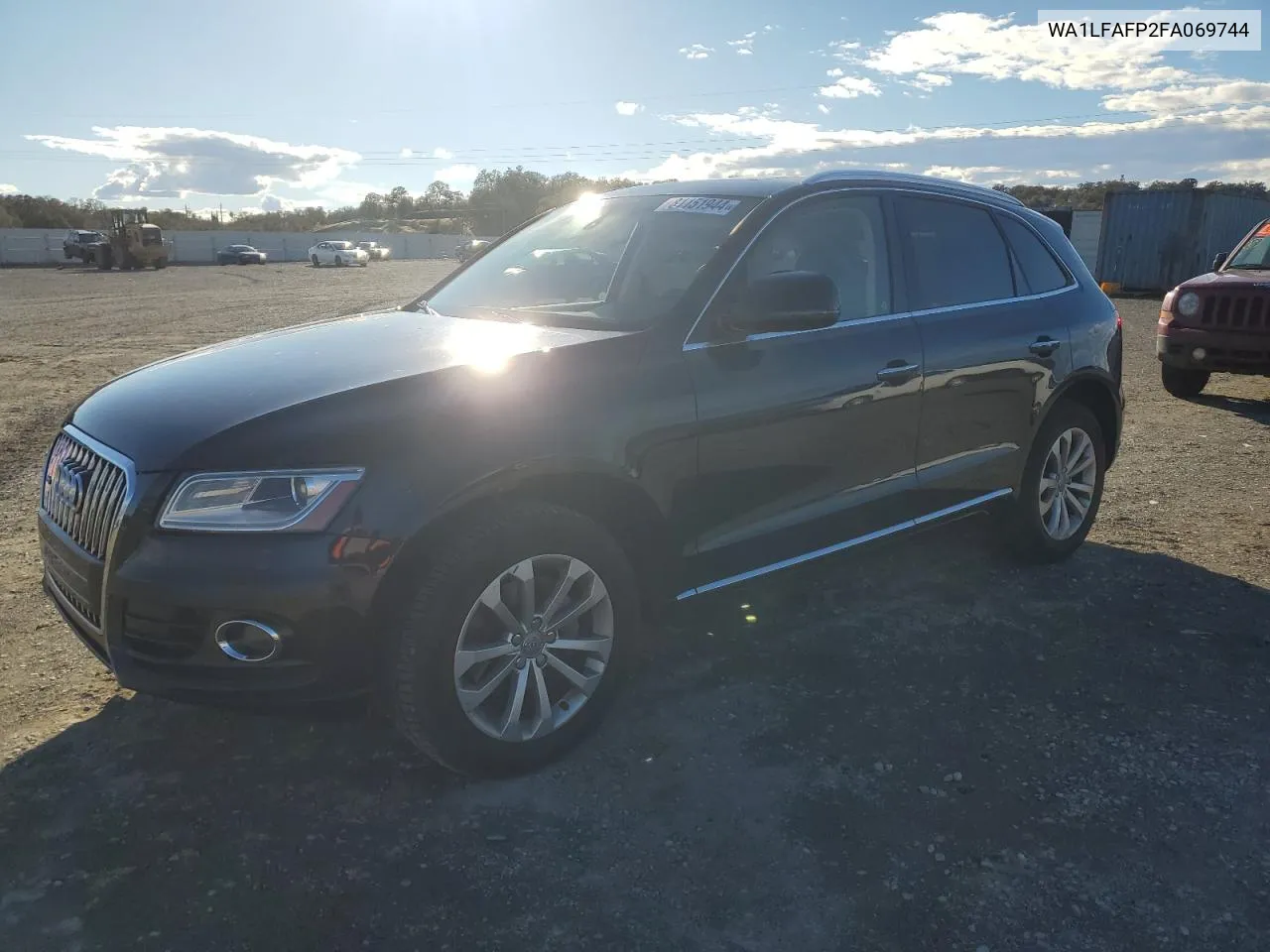 2015 Audi Q5 Premium Plus VIN: WA1LFAFP2FA069744 Lot: 81151944