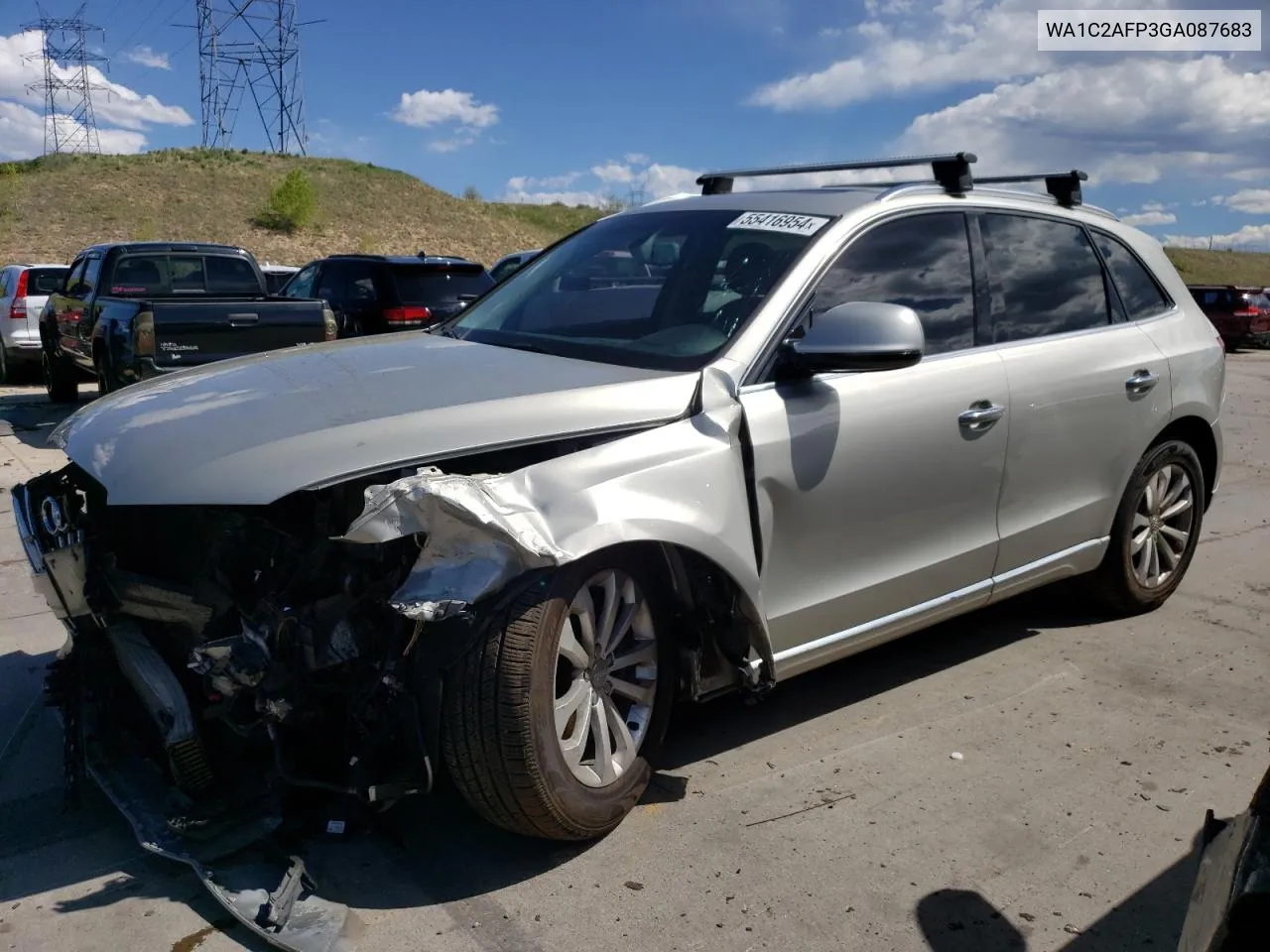 2016 Audi Q5 Premium VIN: WA1C2AFP3GA087683 Lot: 55416954