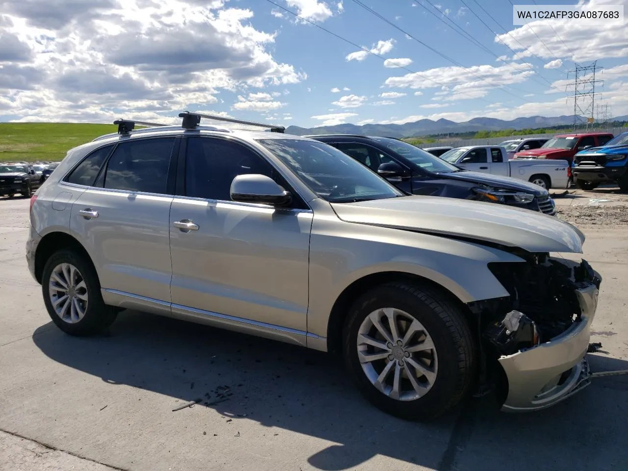 2016 Audi Q5 Premium VIN: WA1C2AFP3GA087683 Lot: 55416954