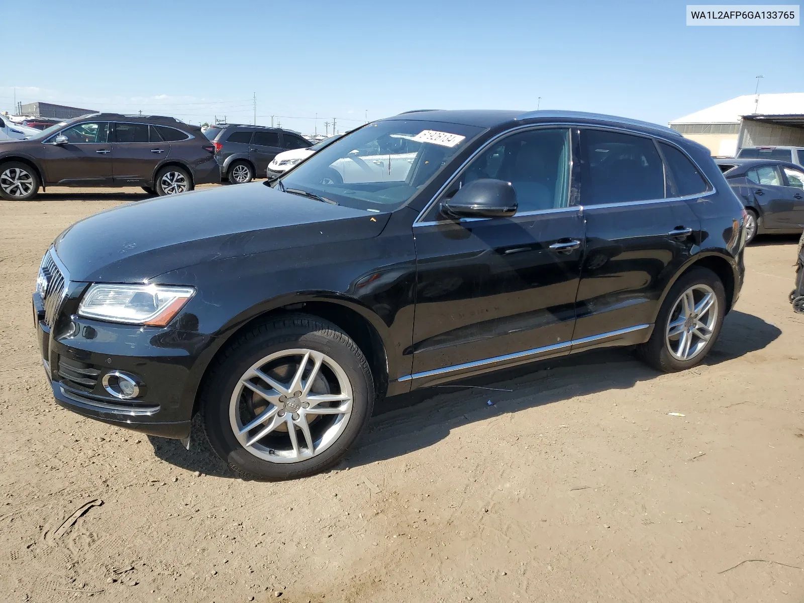 2016 Audi Q5 Premium Plus VIN: WA1L2AFP6GA133765 Lot: 61926134