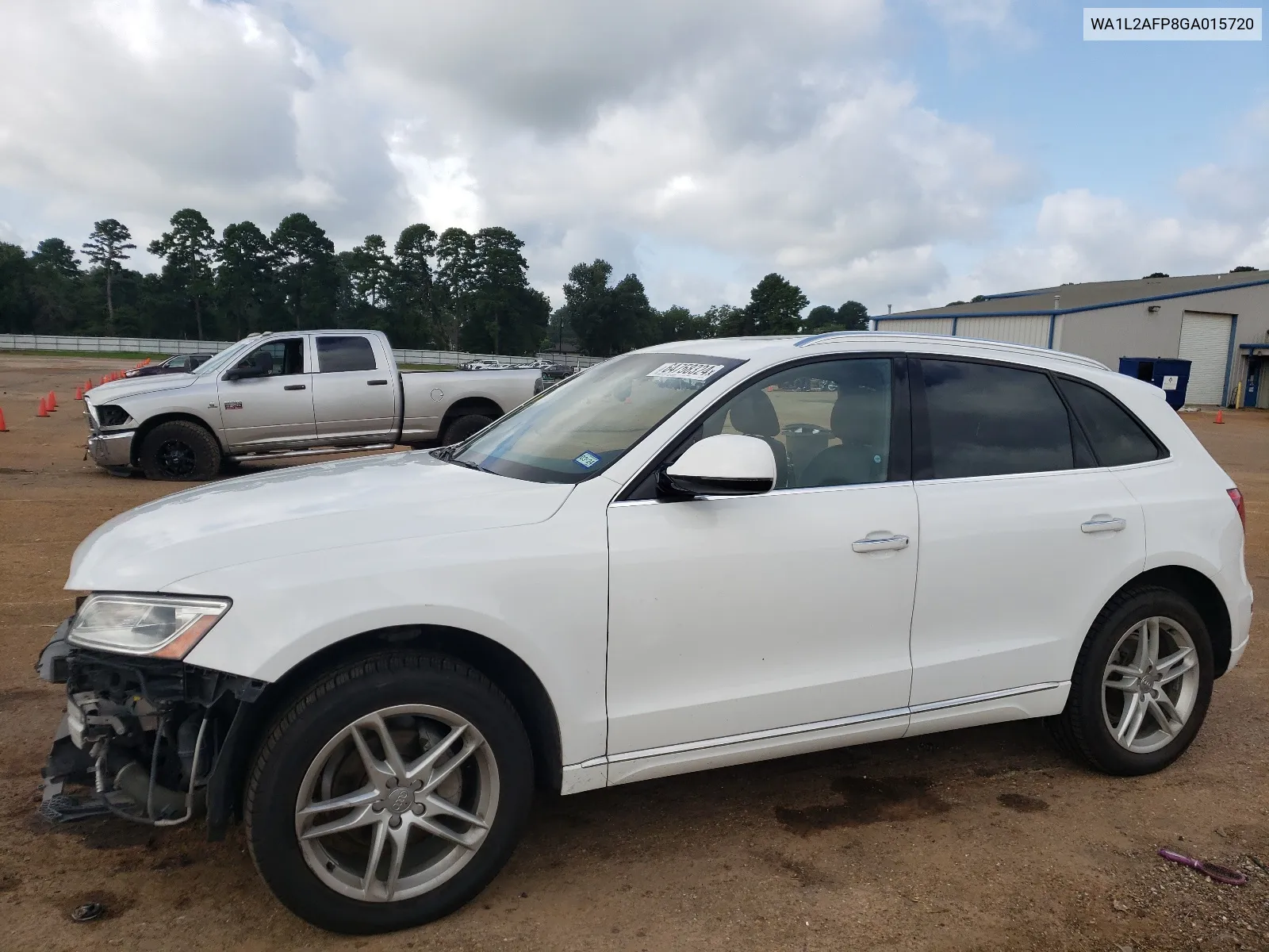 2016 Audi Q5 Premium Plus VIN: WA1L2AFP8GA015720 Lot: 64758324