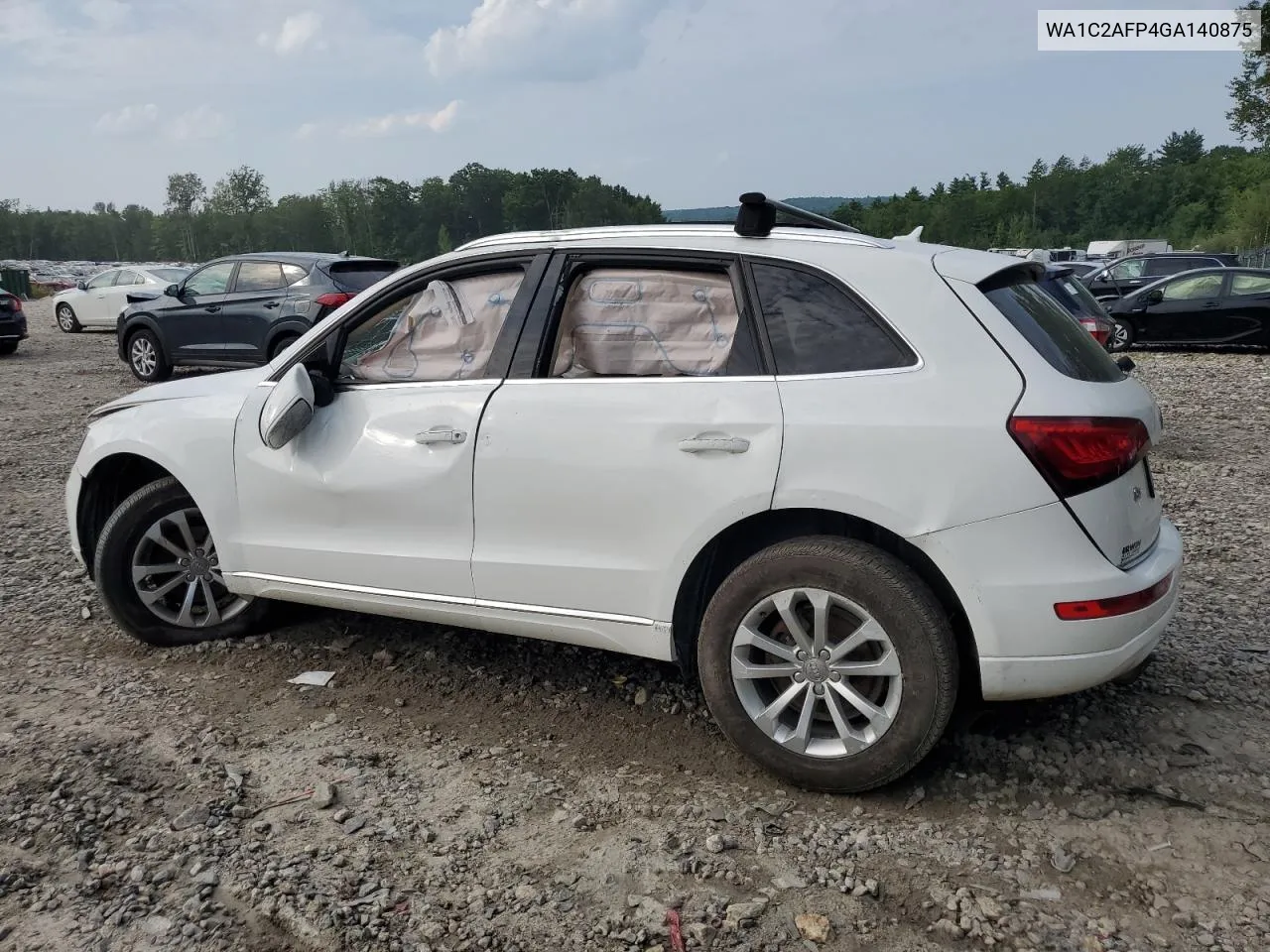 2016 Audi Q5 Premium VIN: WA1C2AFP4GA140875 Lot: 65232344