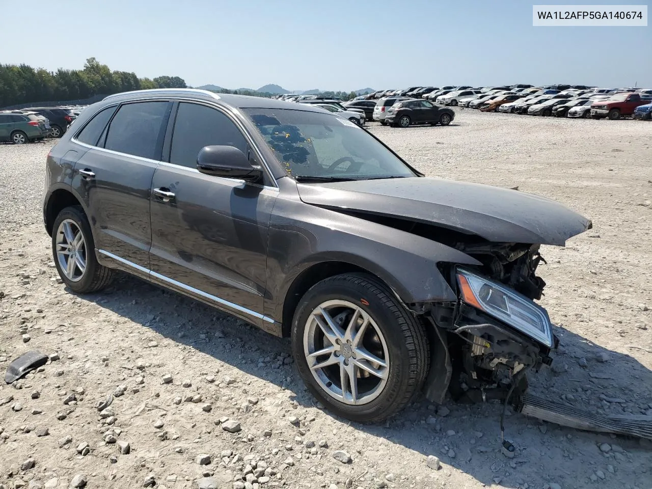 2016 Audi Q5 Premium Plus VIN: WA1L2AFP5GA140674 Lot: 68856414