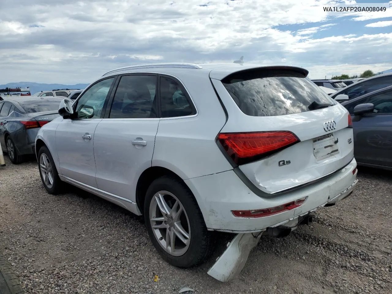 2016 Audi Q5 Premium Plus VIN: WA1L2AFP2GA008049 Lot: 69042434