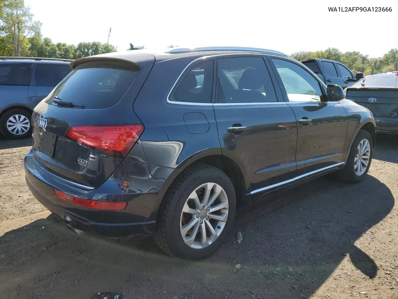 2016 Audi Q5 Premium Plus VIN: WA1L2AFP9GA123666 Lot: 70383494