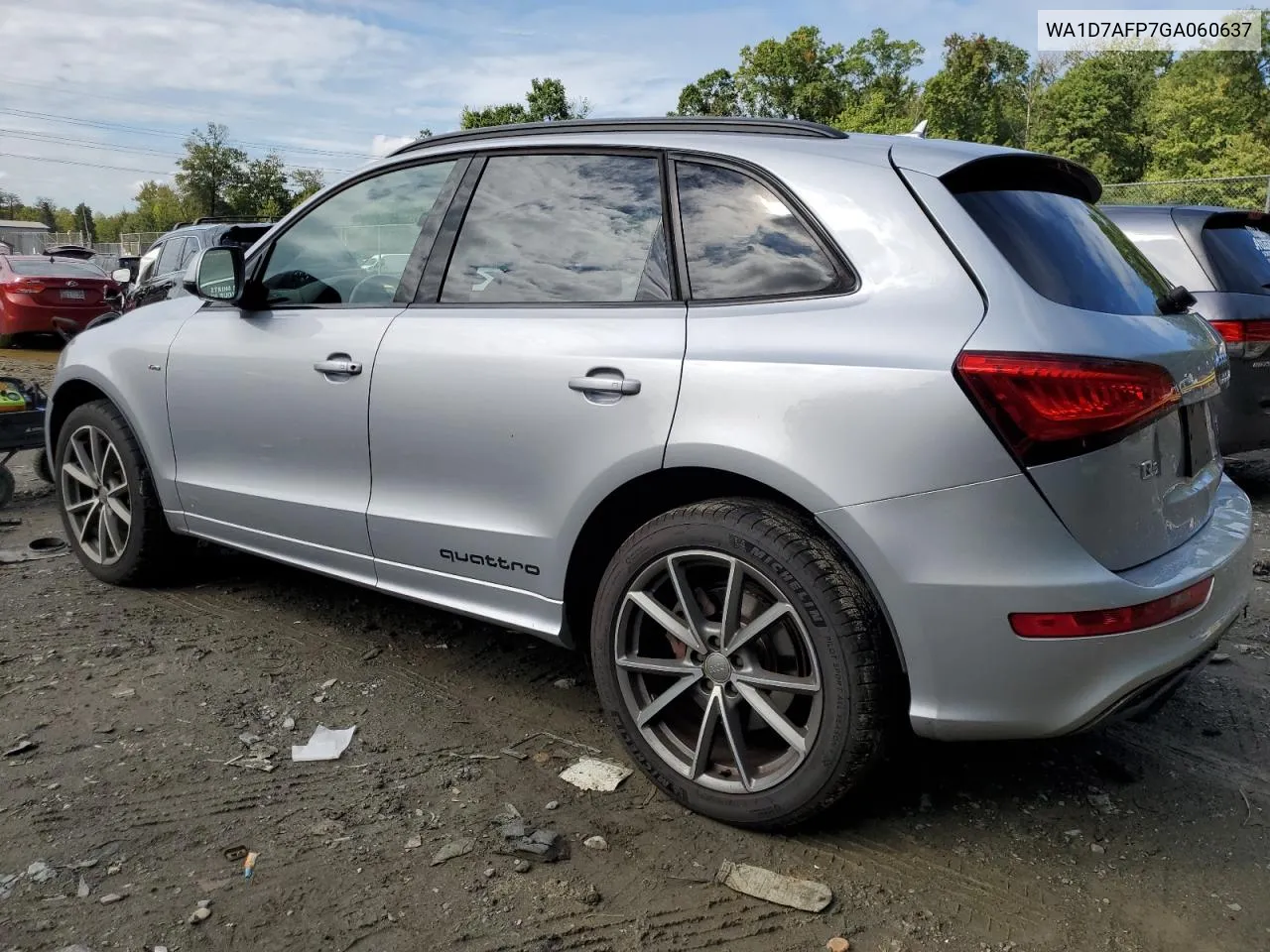 2016 Audi Q5 Premium Plus S-Line VIN: WA1D7AFP7GA060637 Lot: 71667814