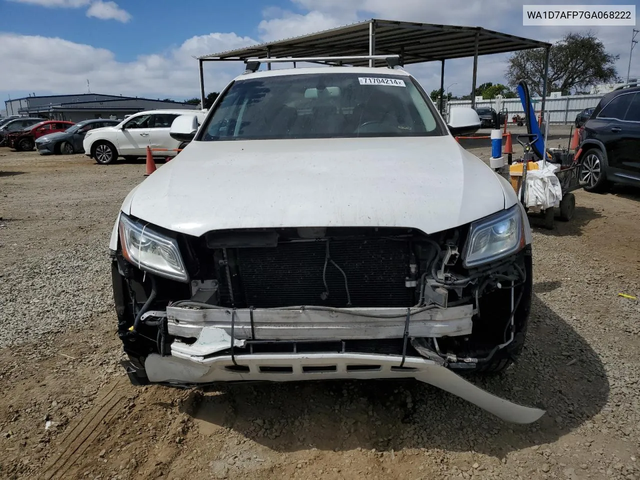 2016 Audi Q5 Premium Plus S-Line VIN: WA1D7AFP7GA068222 Lot: 71704214