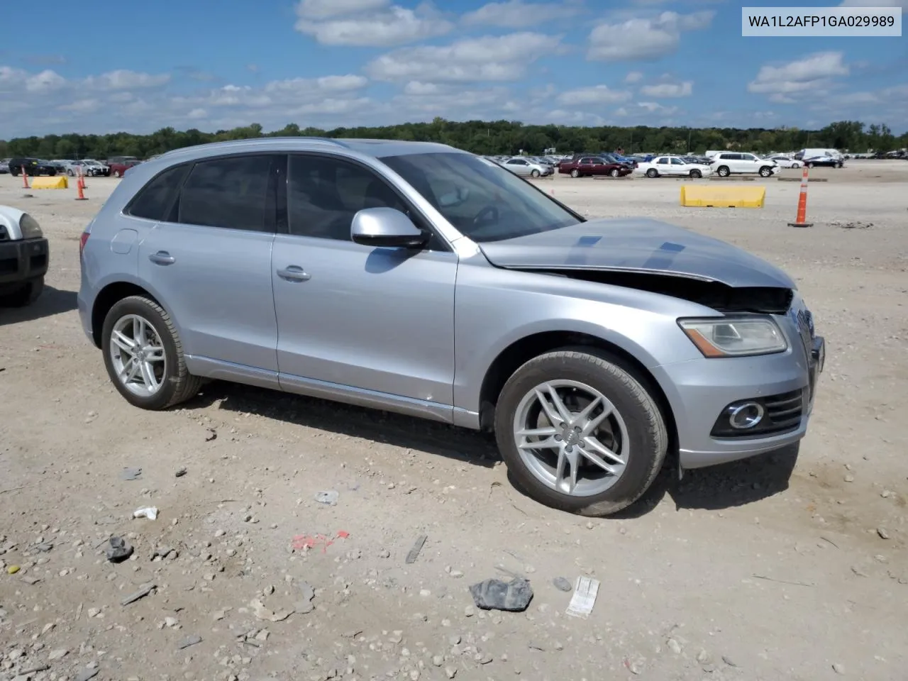 2016 Audi Q5 Premium Plus VIN: WA1L2AFP1GA029989 Lot: 71781204