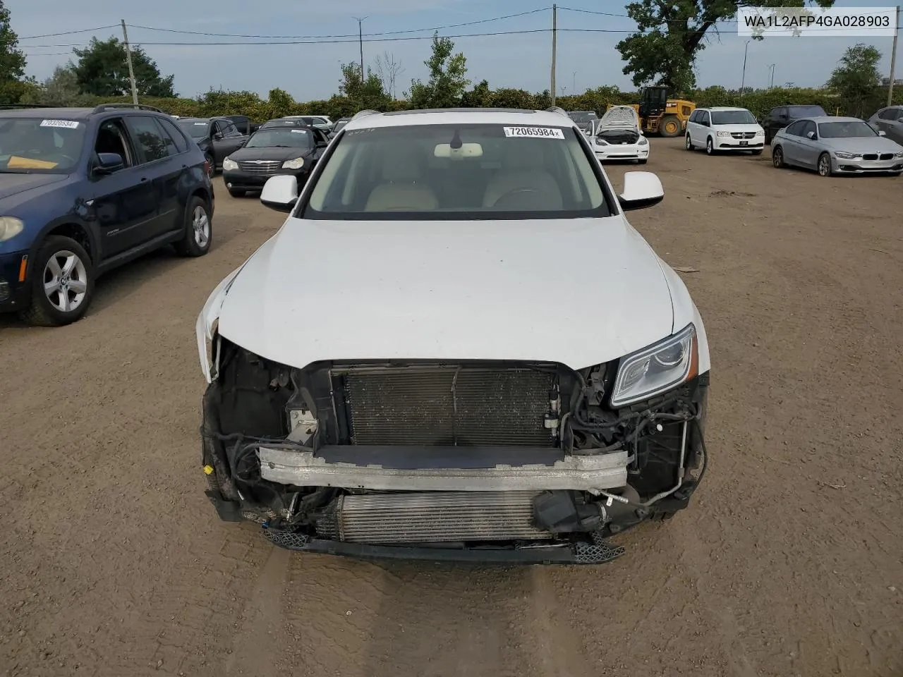 2016 Audi Q5 Premium Plus VIN: WA1L2AFP4GA028903 Lot: 72065984