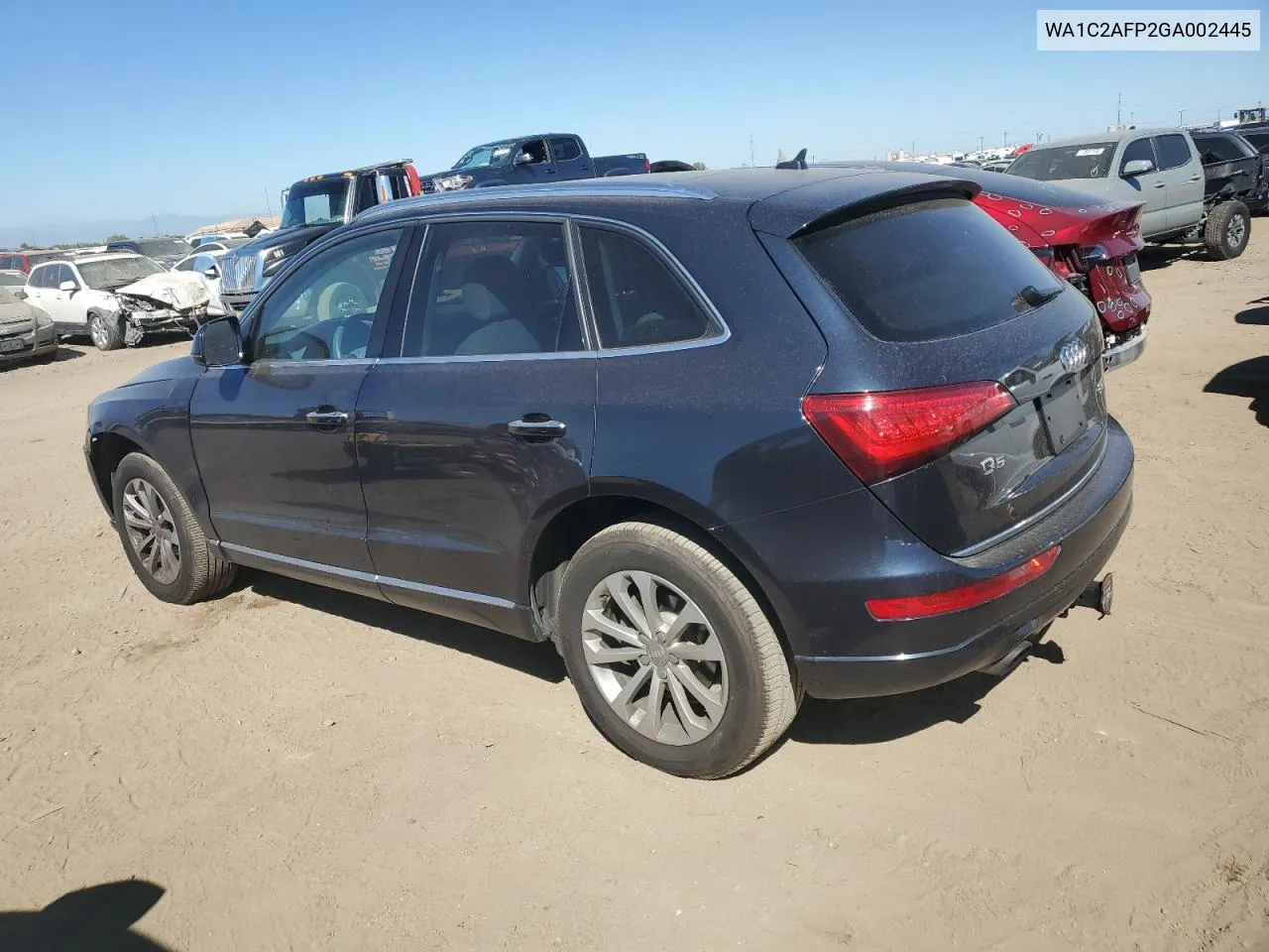 2016 Audi Q5 Premium VIN: WA1C2AFP2GA002445 Lot: 72424204