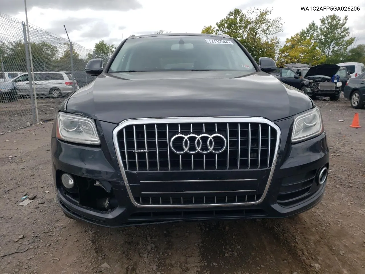 2016 Audi Q5 Premium VIN: WA1C2AFP5GA026206 Lot: 72710344