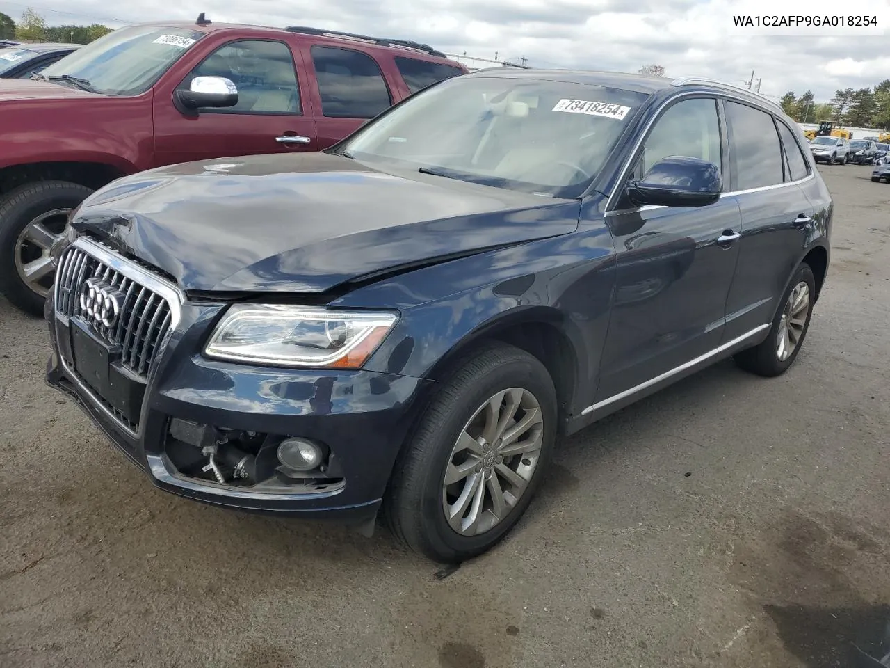 2016 Audi Q5 Premium VIN: WA1C2AFP9GA018254 Lot: 73418254