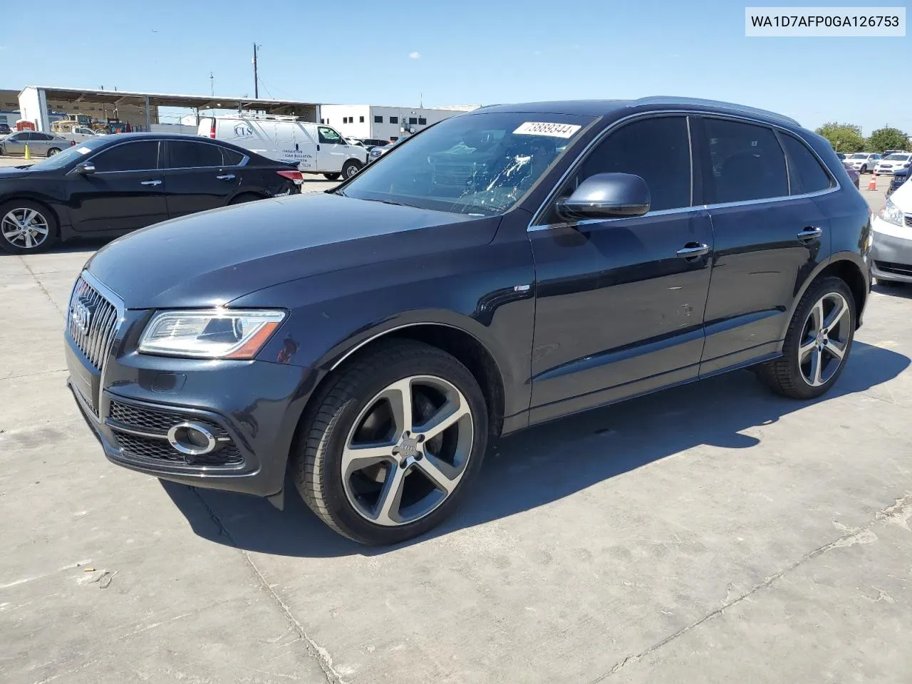 2016 Audi Q5 Premium Plus S-Line VIN: WA1D7AFP0GA126753 Lot: 73889344