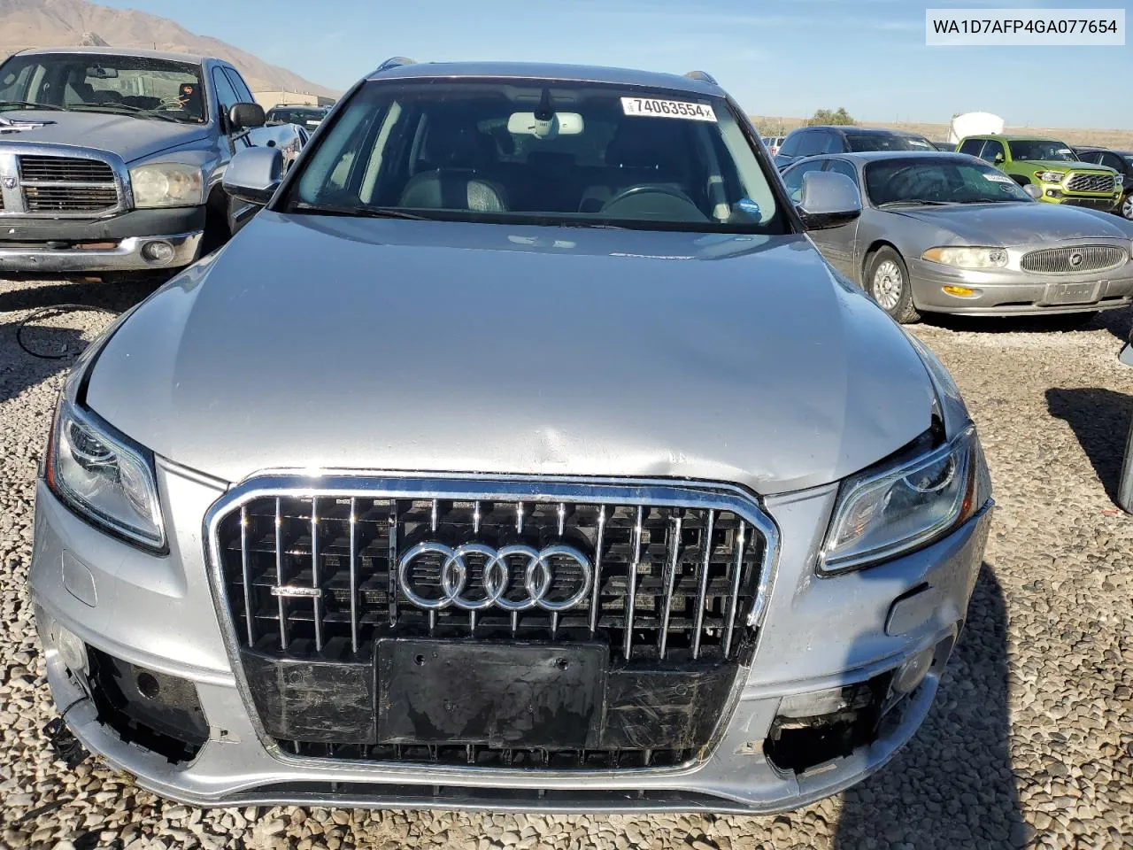 2016 Audi Q5 Premium Plus S-Line VIN: WA1D7AFP4GA077654 Lot: 74063554