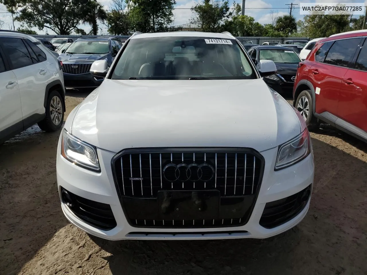 2016 Audi Q5 Premium VIN: WA1C2AFP7GA077285 Lot: 74131714