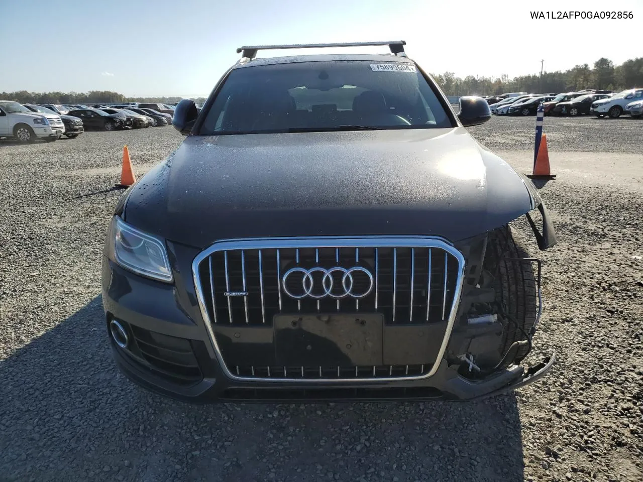 2016 Audi Q5 Premium Plus VIN: WA1L2AFP0GA092856 Lot: 75890604