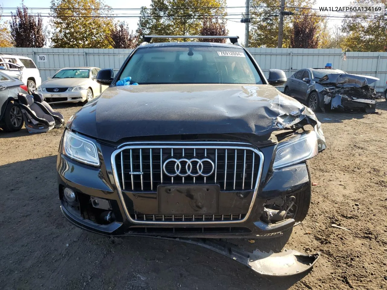 2016 Audi Q5 Premium Plus VIN: WA1L2AFP6GA134169 Lot: 76912094