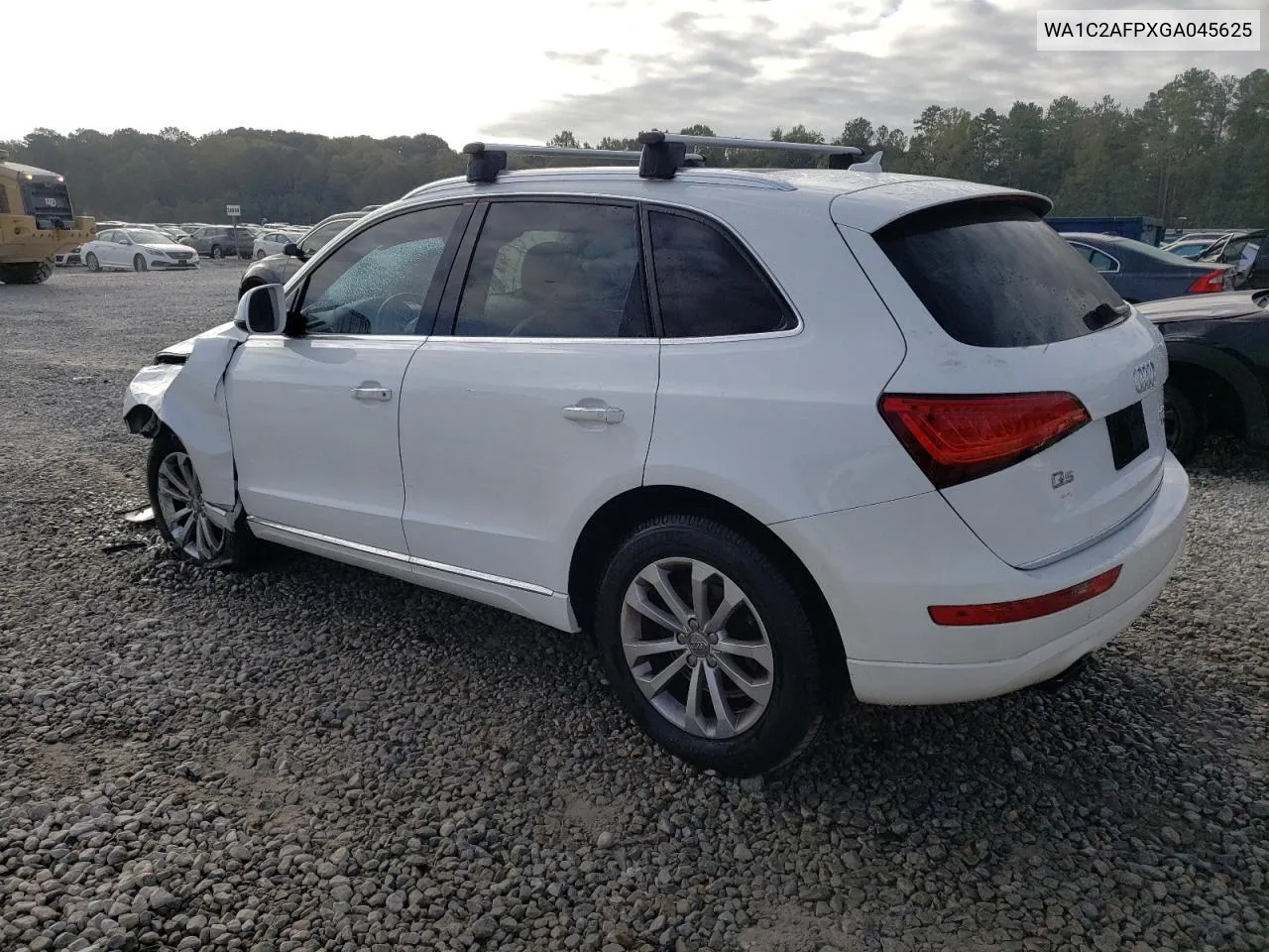 2016 Audi Q5 Premium VIN: WA1C2AFPXGA045625 Lot: 77095514