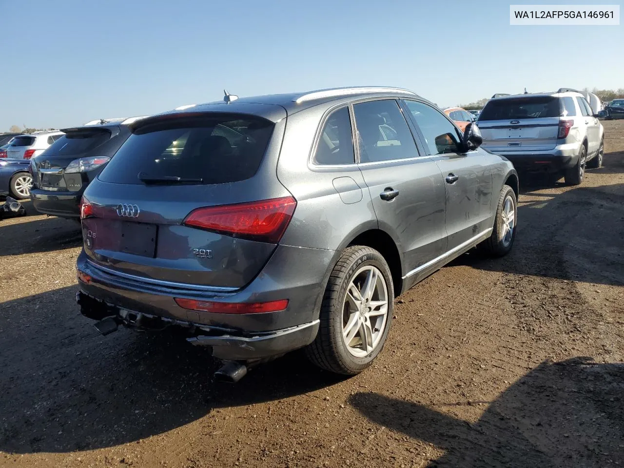 2016 Audi Q5 Premium Plus VIN: WA1L2AFP5GA146961 Lot: 77475174