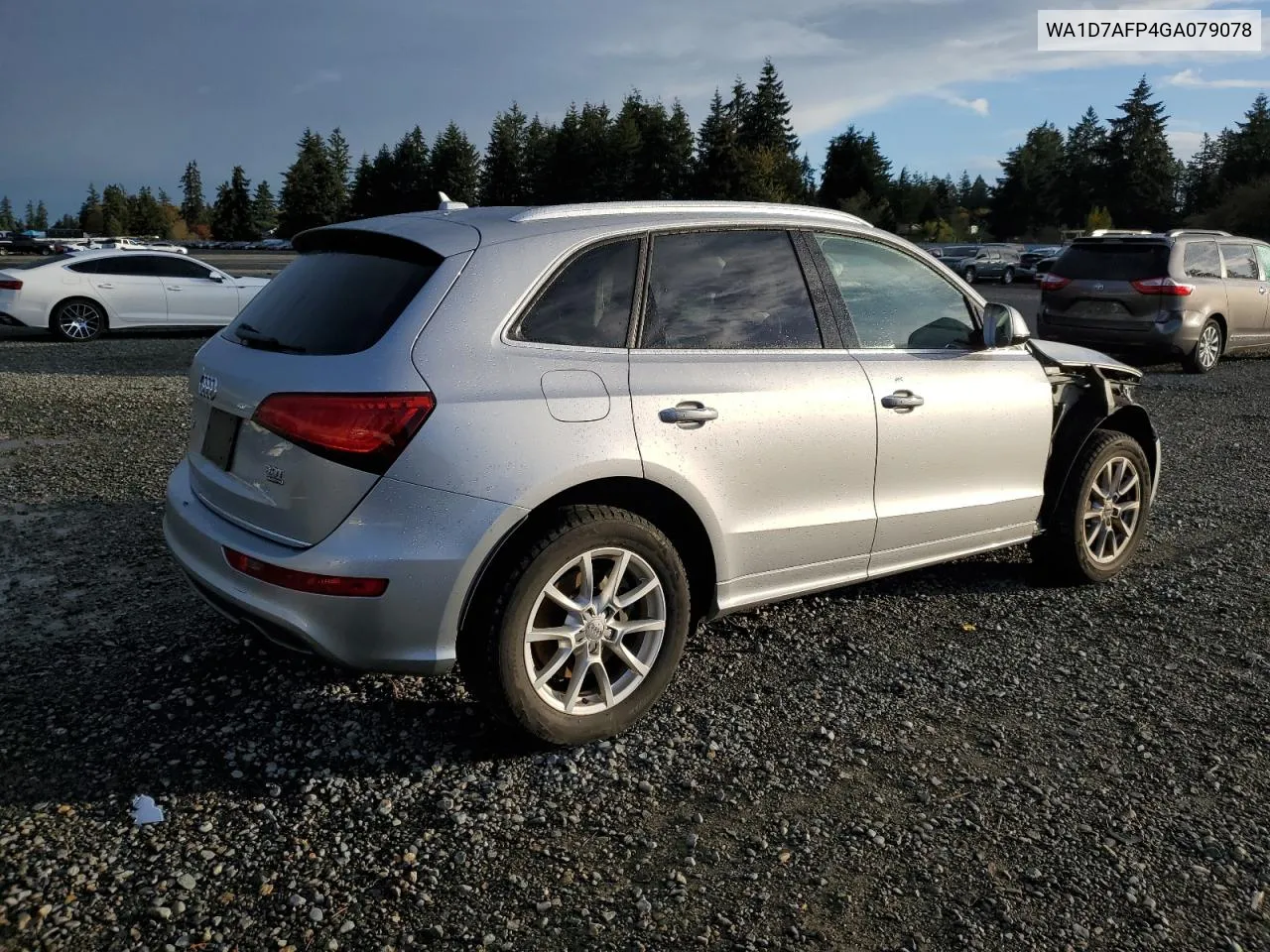 2016 Audi Q5 Premium Plus S-Line VIN: WA1D7AFP4GA079078 Lot: 78005734