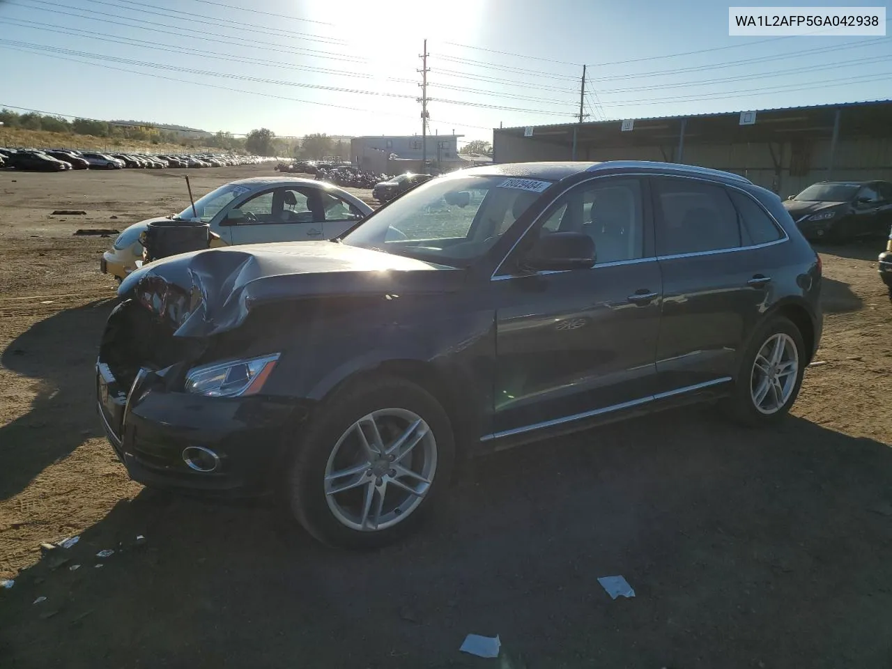 2016 Audi Q5 Premium Plus VIN: WA1L2AFP5GA042938 Lot: 78029484