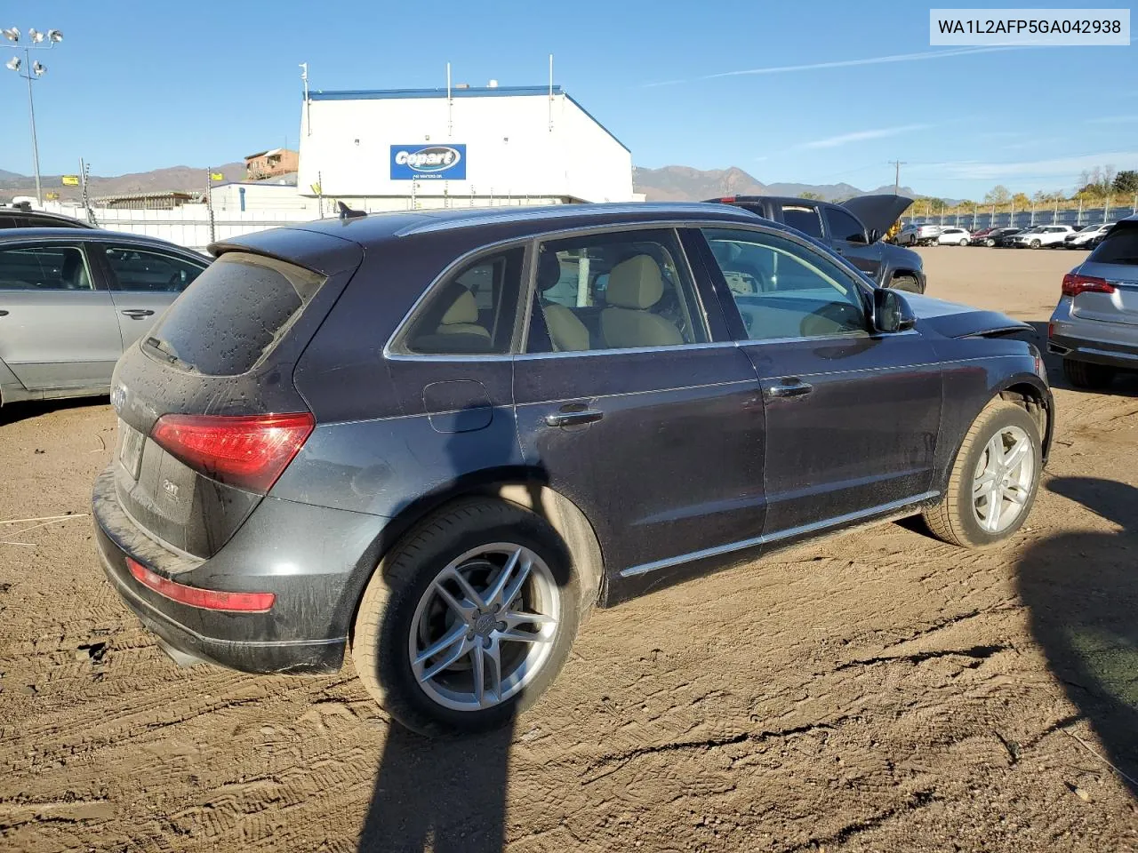 2016 Audi Q5 Premium Plus VIN: WA1L2AFP5GA042938 Lot: 78029484