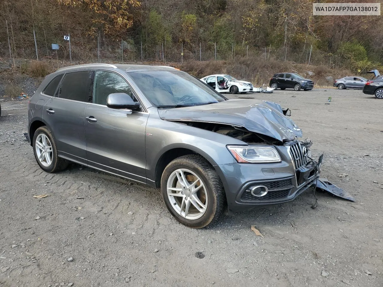 2016 Audi Q5 Premium Plus S-Line VIN: WA1D7AFP7GA138012 Lot: 78557634