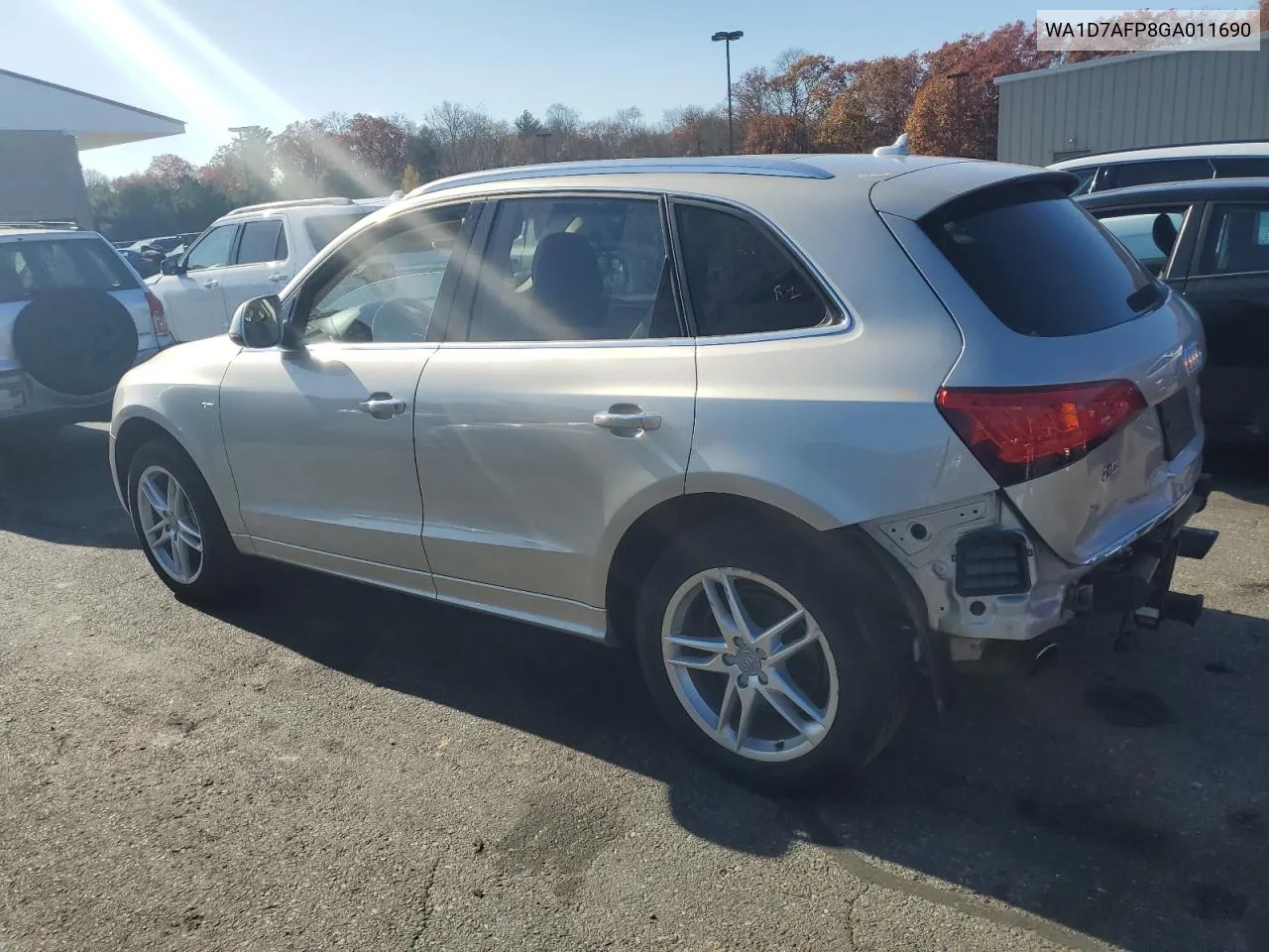 2016 Audi Q5 Premium Plus S-Line VIN: WA1D7AFP8GA011690 Lot: 78987214