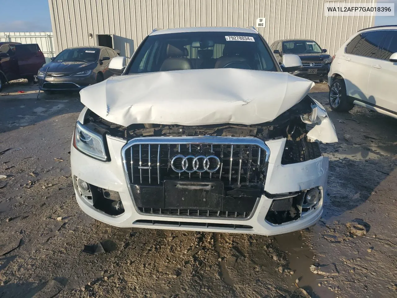 2016 Audi Q5 Premium Plus VIN: WA1L2AFP7GA018396 Lot: 79278034