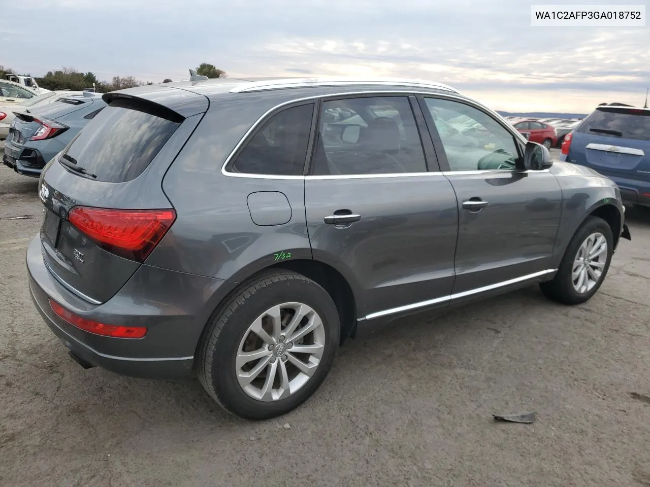 2016 Audi Q5 Premium VIN: WA1C2AFP3GA018752 Lot: 79903314