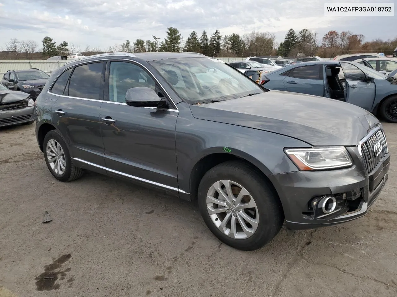 2016 Audi Q5 Premium VIN: WA1C2AFP3GA018752 Lot: 79903314