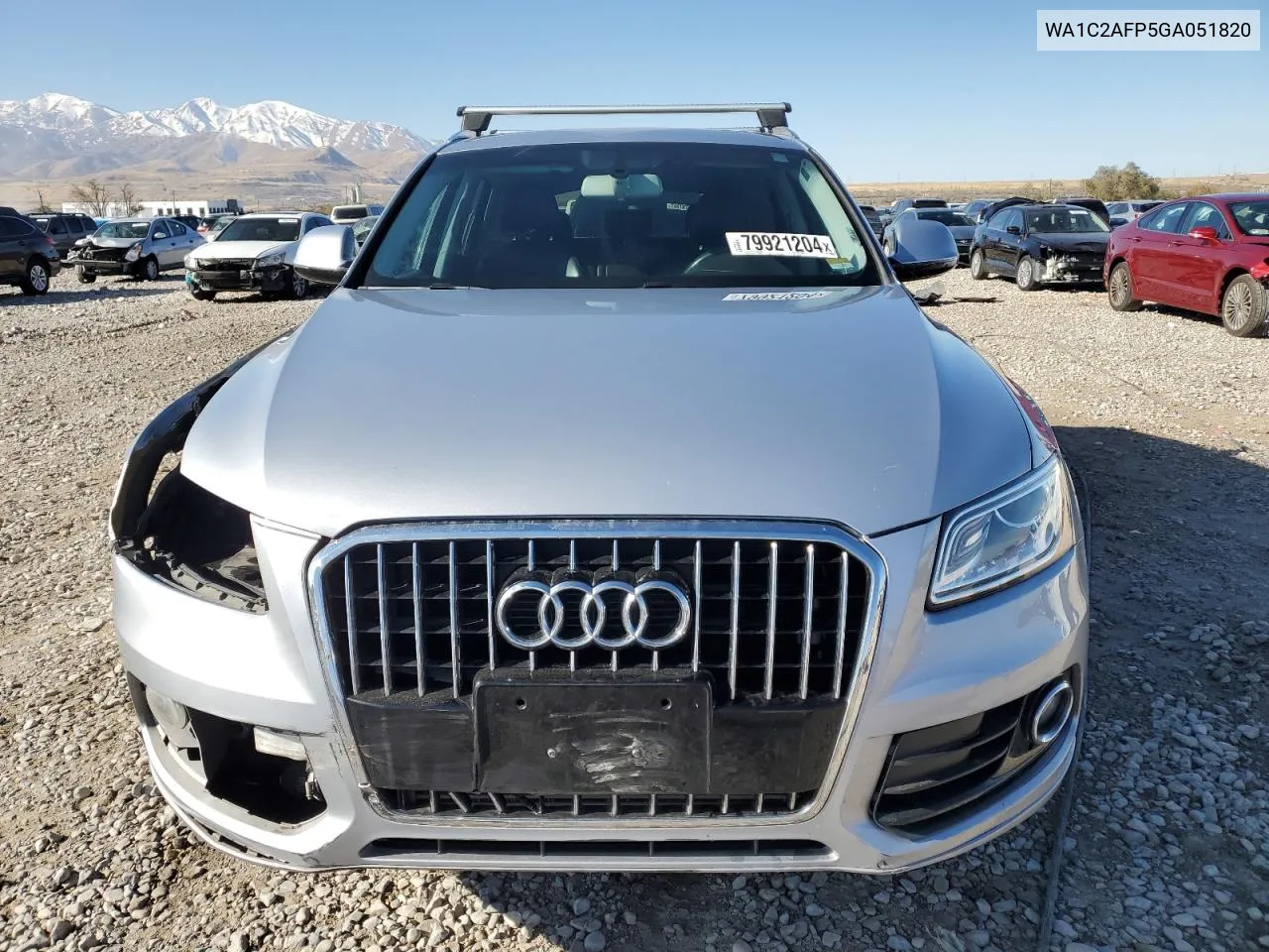 2016 Audi Q5 Premium VIN: WA1C2AFP5GA051820 Lot: 79921204