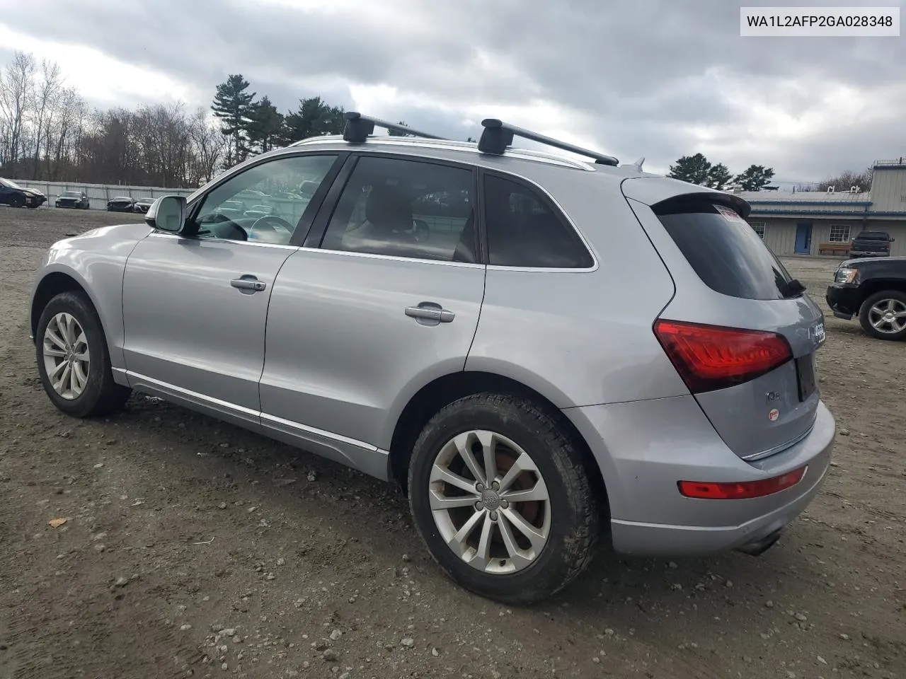 2016 Audi Q5 Premium Plus VIN: WA1L2AFP2GA028348 Lot: 80014664