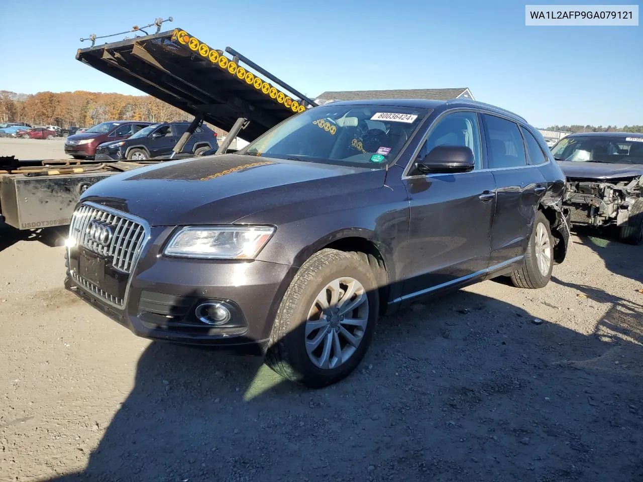 2016 Audi Q5 Premium Plus VIN: WA1L2AFP9GA079121 Lot: 80036424