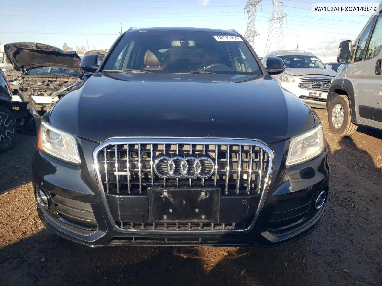 2016 Audi Q5 Premium Plus VIN: WA1L2AFPXGA148849 Lot: 80219194