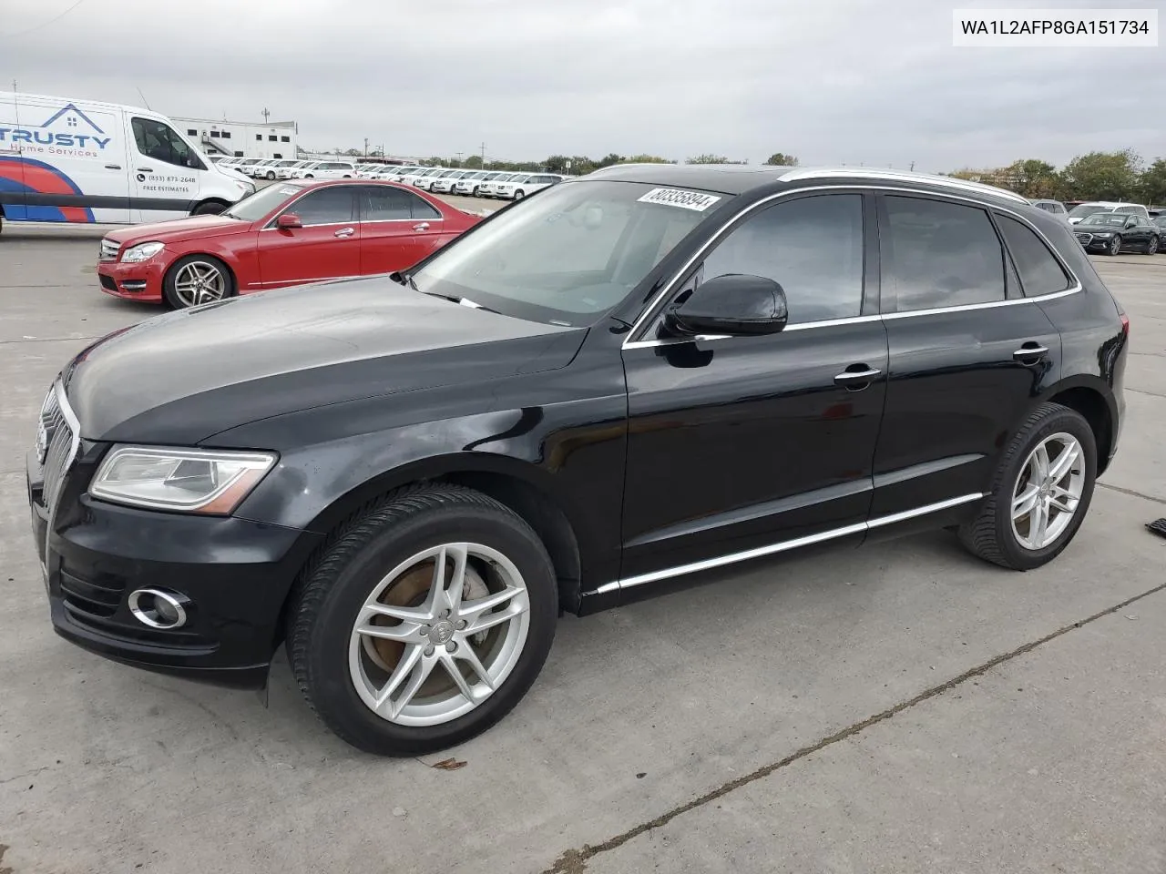 2016 Audi Q5 Premium Plus VIN: WA1L2AFP8GA151734 Lot: 80335894