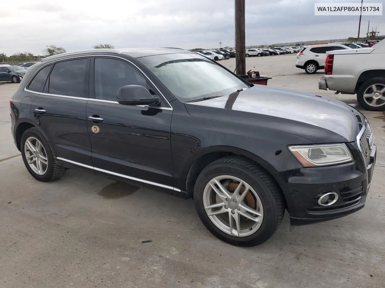 2016 Audi Q5 Premium Plus VIN: WA1L2AFP8GA151734 Lot: 80335894