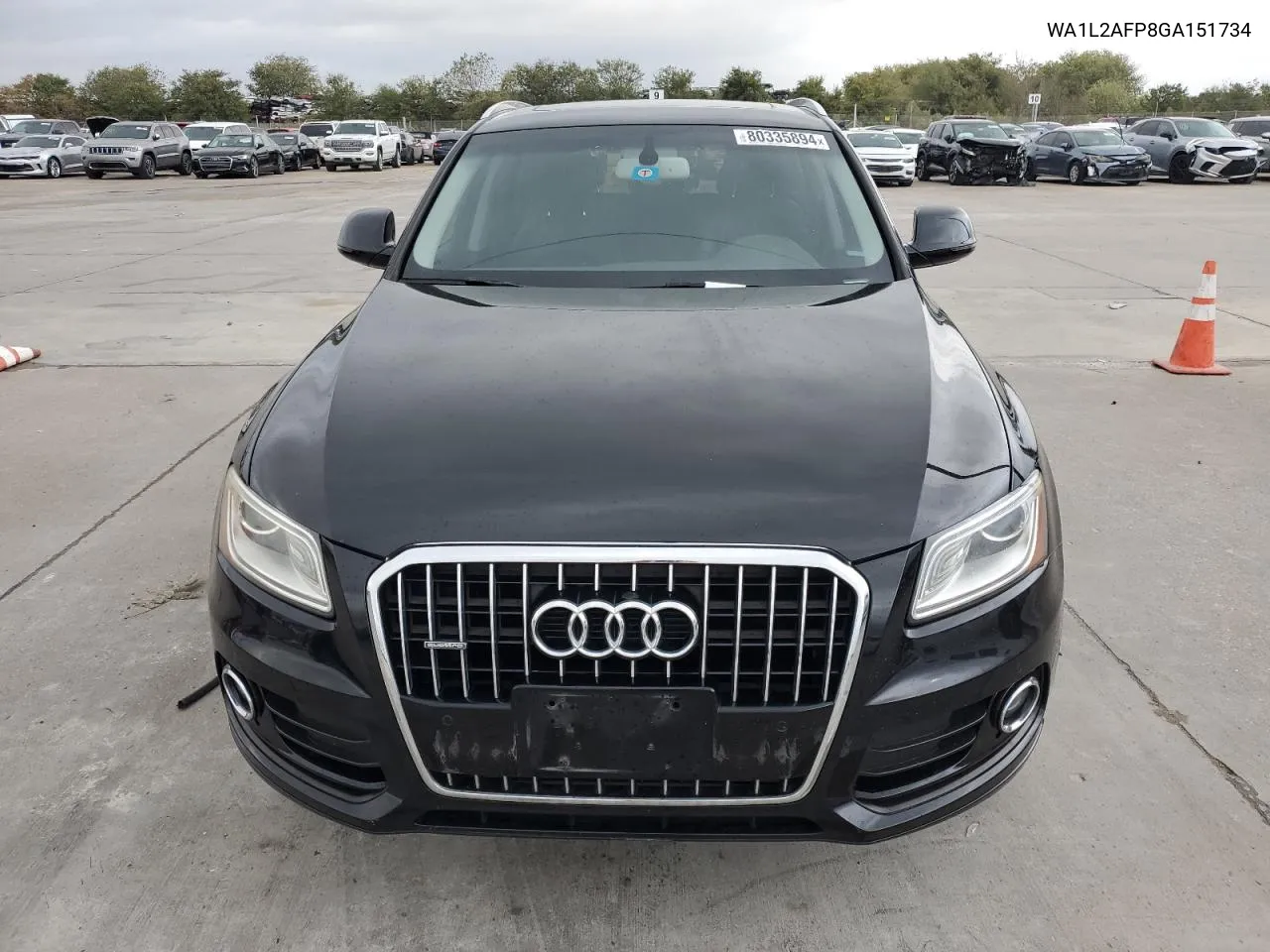 2016 Audi Q5 Premium Plus VIN: WA1L2AFP8GA151734 Lot: 80335894