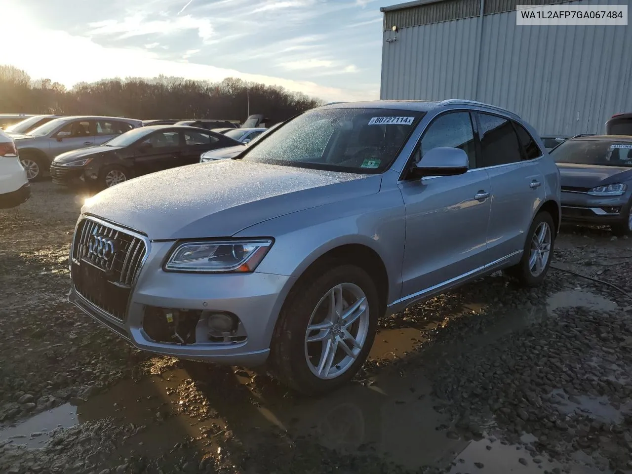 2016 Audi Q5 Premium Plus VIN: WA1L2AFP7GA067484 Lot: 80727114