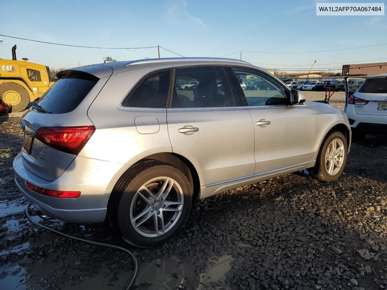 2016 Audi Q5 Premium Plus VIN: WA1L2AFP7GA067484 Lot: 80727114