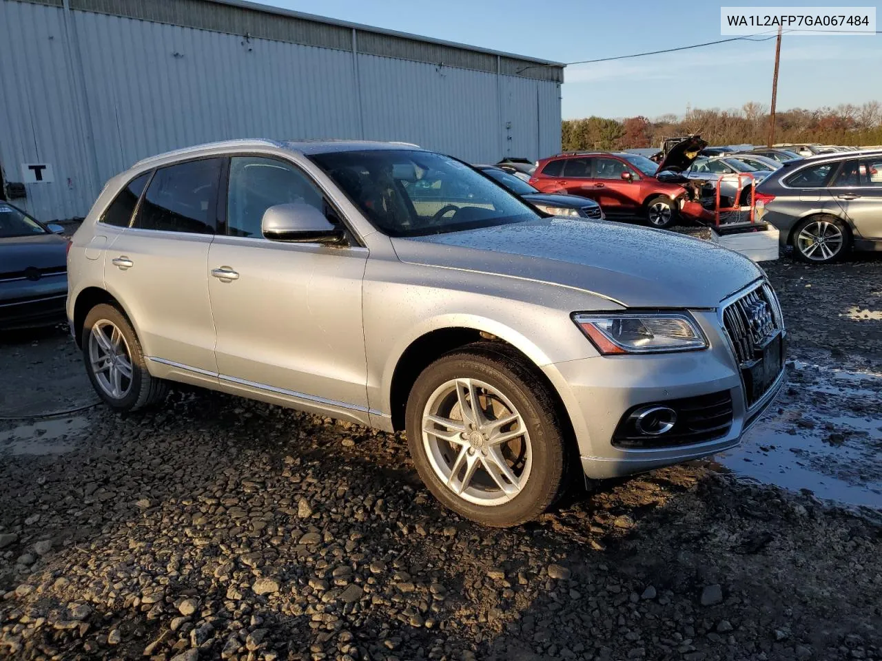 2016 Audi Q5 Premium Plus VIN: WA1L2AFP7GA067484 Lot: 80727114