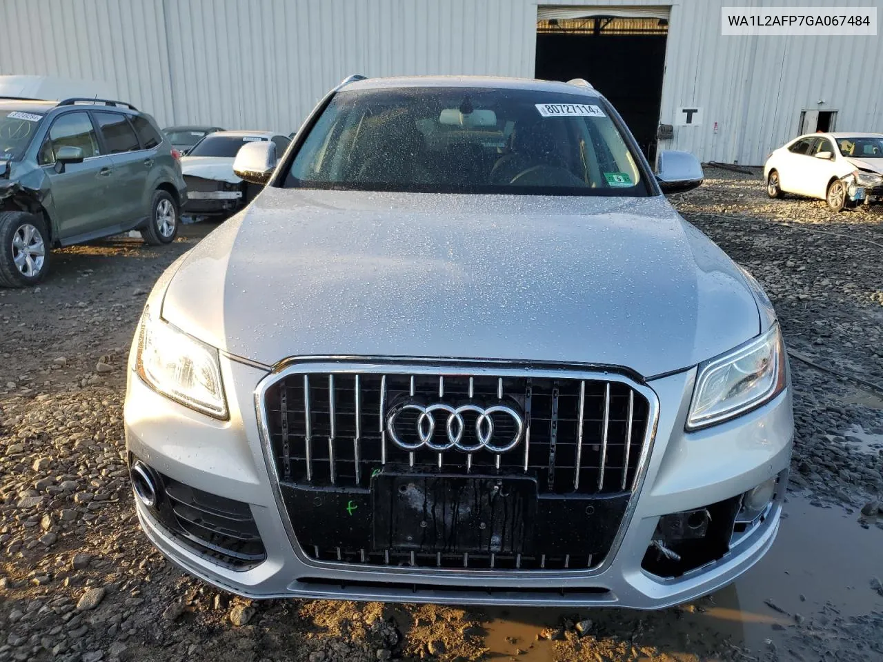 2016 Audi Q5 Premium Plus VIN: WA1L2AFP7GA067484 Lot: 80727114