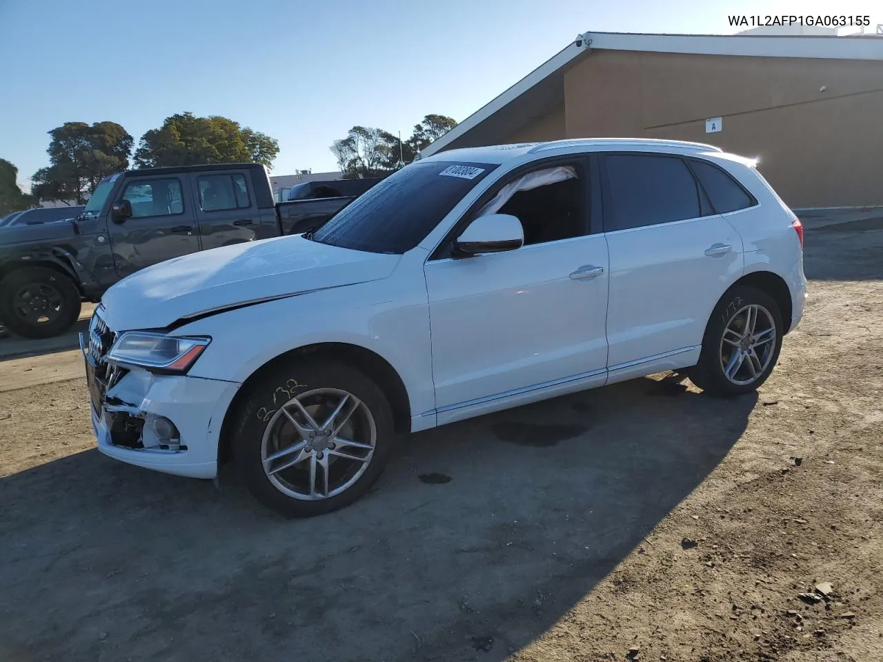 2016 Audi Q5 Premium Plus VIN: WA1L2AFP1GA063155 Lot: 81003804