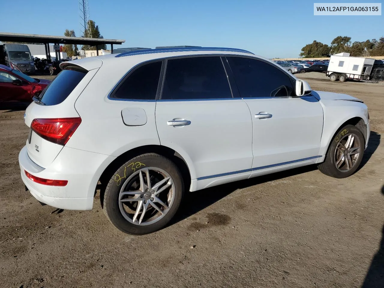 2016 Audi Q5 Premium Plus VIN: WA1L2AFP1GA063155 Lot: 81003804