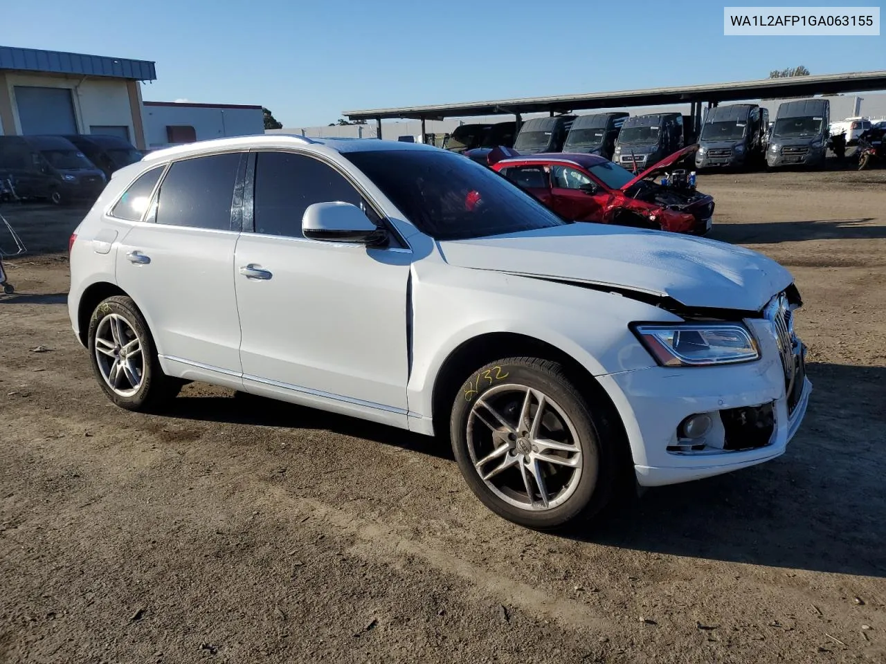 2016 Audi Q5 Premium Plus VIN: WA1L2AFP1GA063155 Lot: 81003804