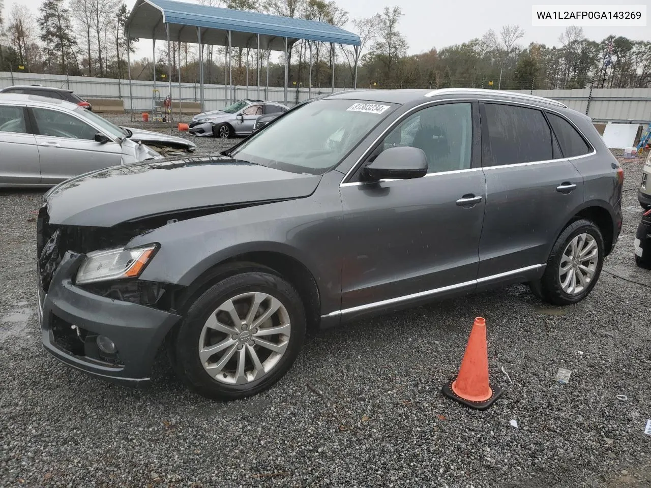 2016 Audi Q5 Premium Plus VIN: WA1L2AFP0GA143269 Lot: 81303234